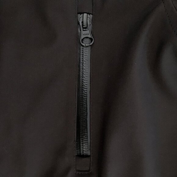 [Joe Fresh] Black Mesh Lined Raincoat | L | Good - Picture 9 of 13